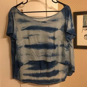 Purusha People organic cotton indigo dyed tee